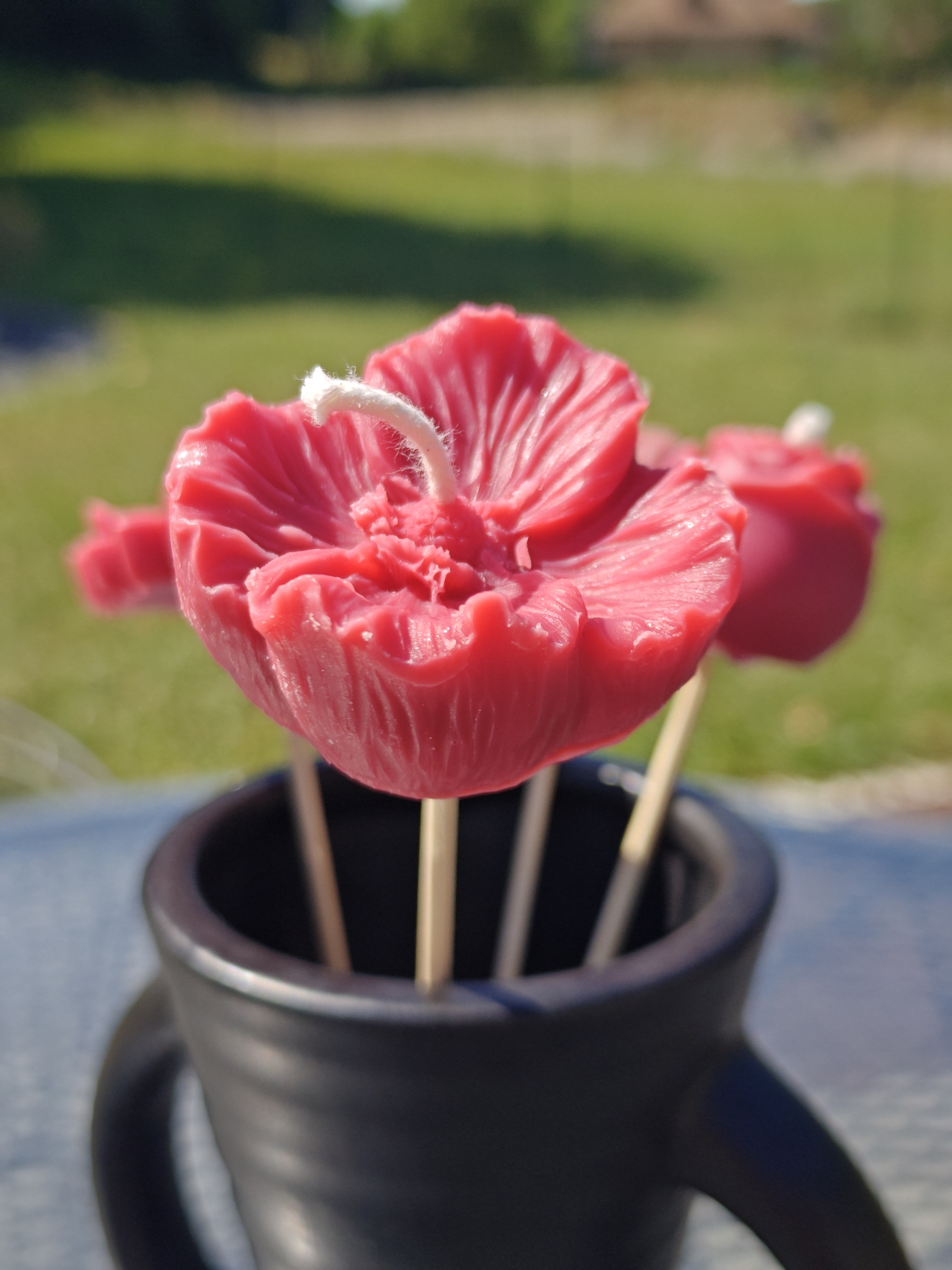 La Pavot, bougie en forme de fleur pour composer un bouquet