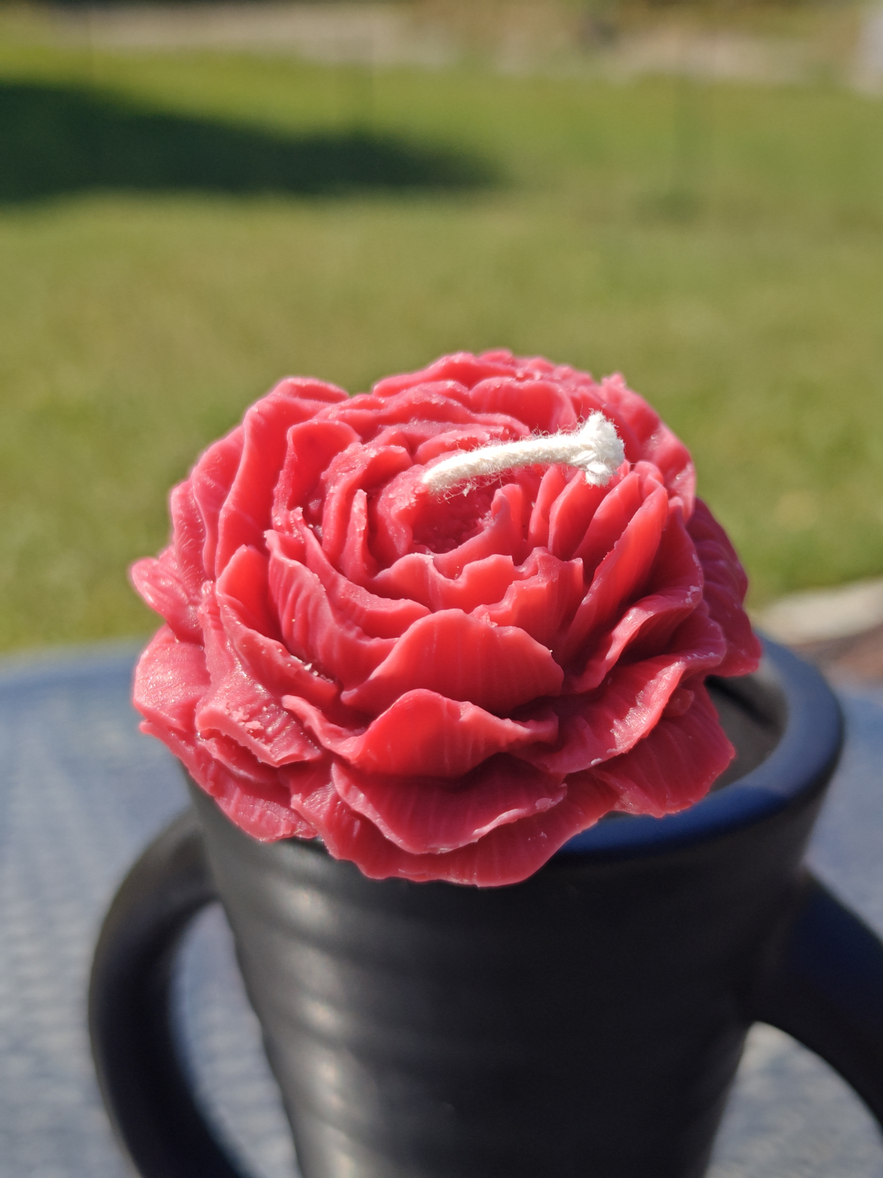 La Pivoine, bougie en forme de fleur pour composer un bouquet